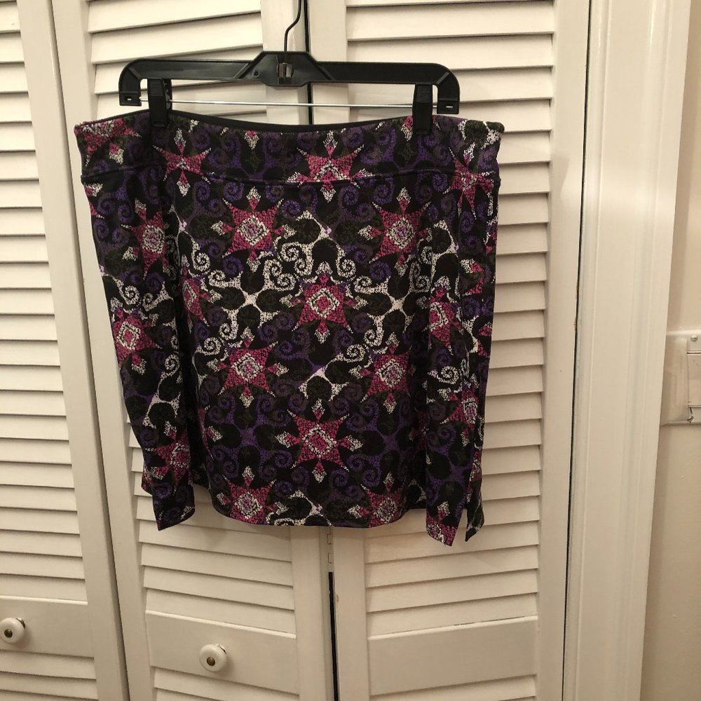 Tranquility  by Colorado Clothing purple and pink skort, XXL
